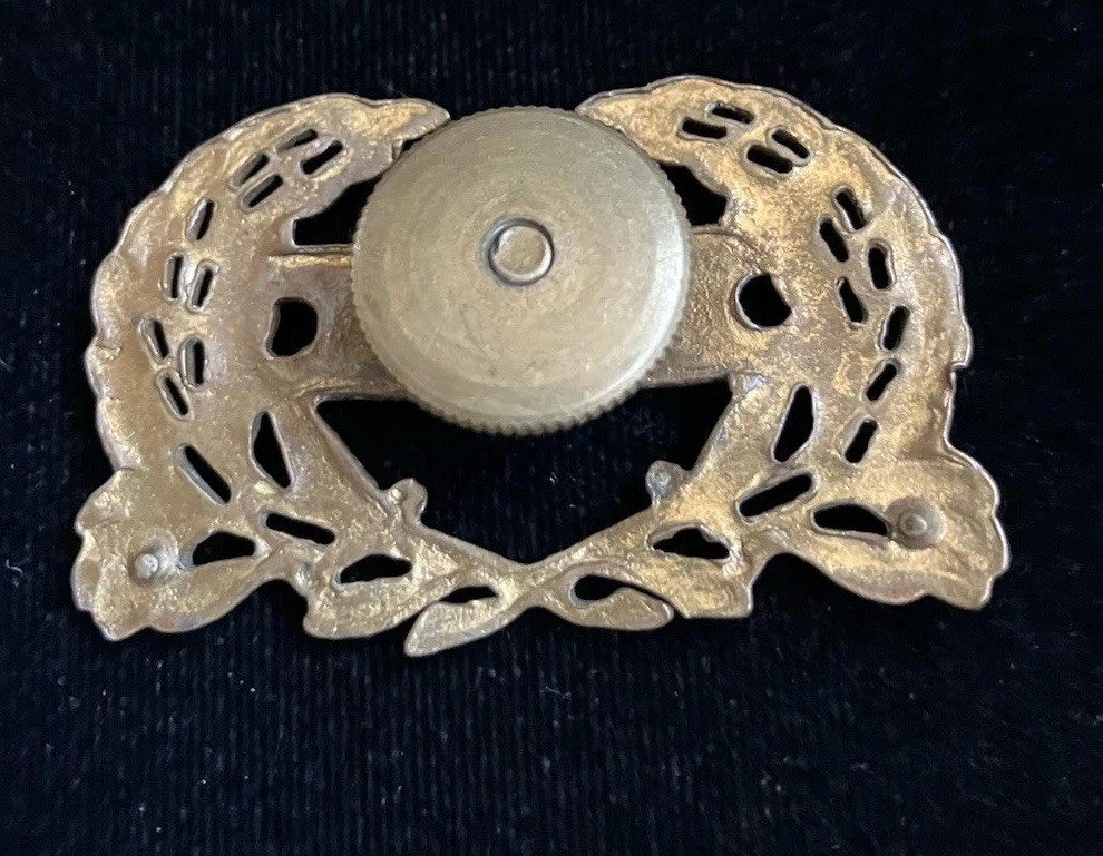 Vintage ROTC SCREWBACK HAT INSIGNIA