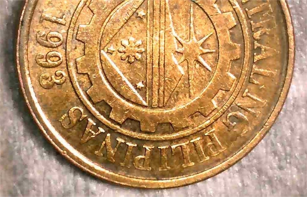 PHILIPPINES 25 SENTIMO 2014 DOUBLE DIE ERROR