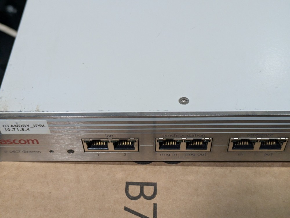 Ascom IPBL1-AA/4A IP-DECT Gateway Module | Boots to GUI | READ DESCRIPTION - Fan
