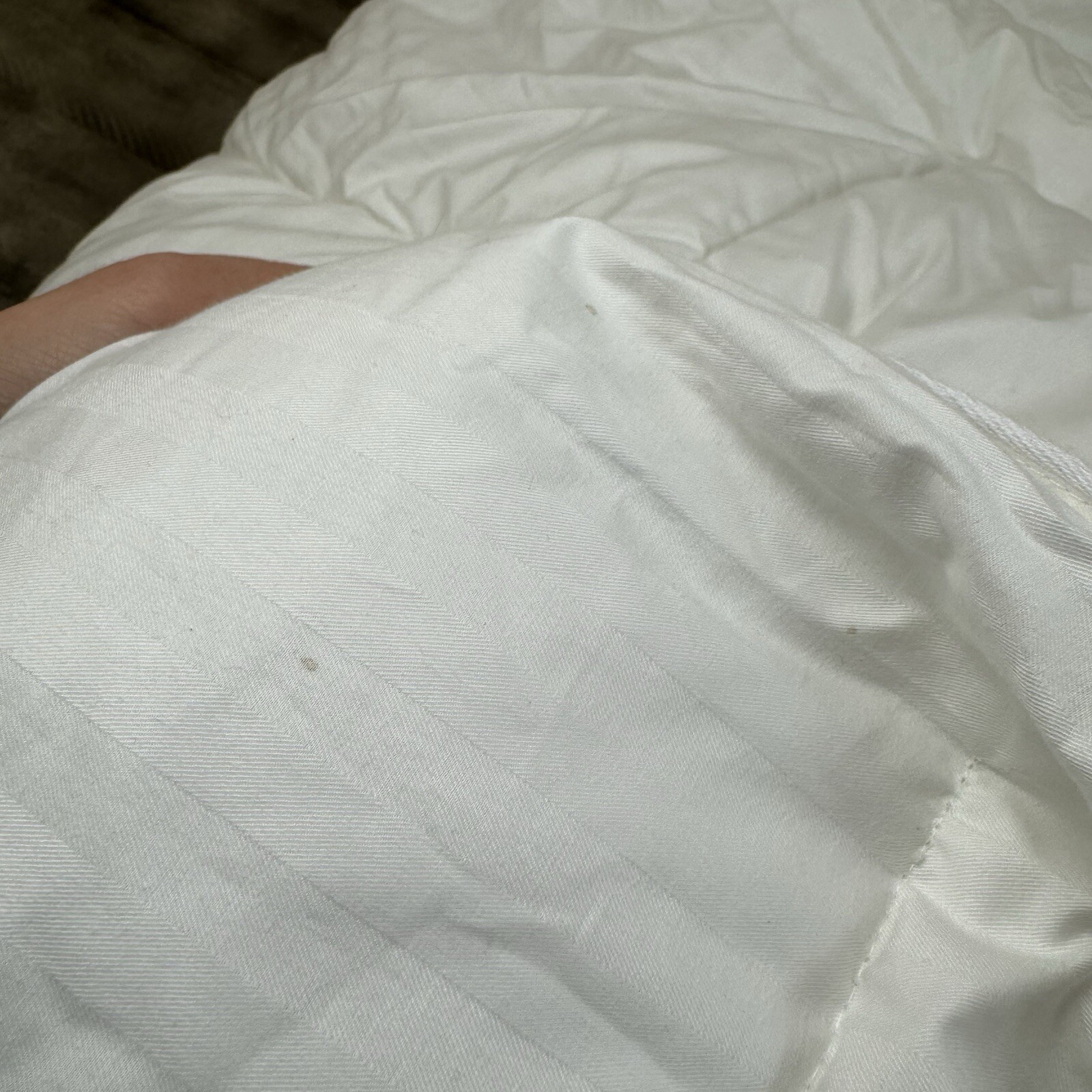 Pottery Barn Hydrocool Moisture Wicking Down Alternative Duvet Insert F/Q Read