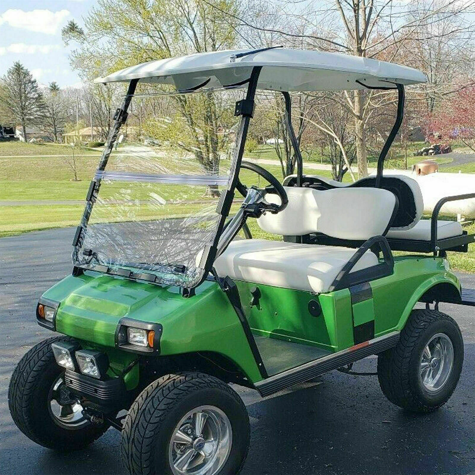 Golf Cart Fold Down Acrylic Clear Windshield For Club Car DS 2000.5-Up