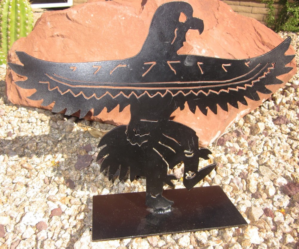 VINTAGE "DANCING EAGLE"~"EAGLE DANCER"~IRONWORK~EXQUISITE & UNIQUE~EXCELLENT!!