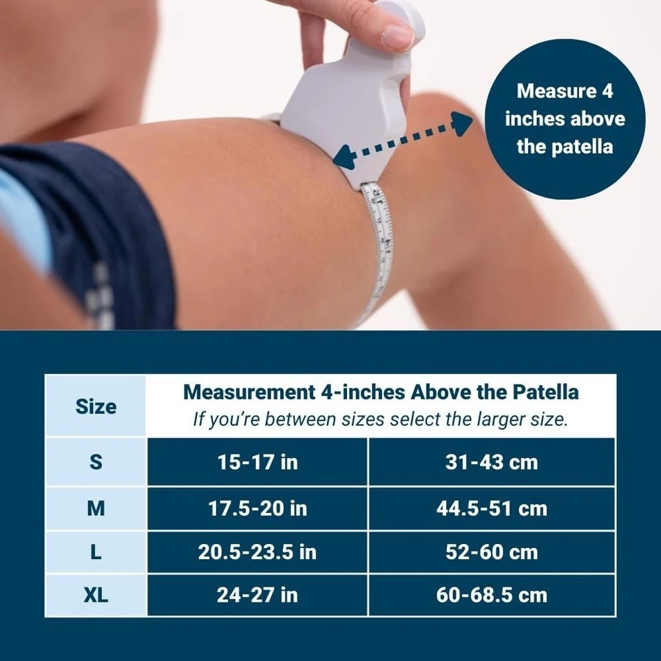 Compression Brace Leg Support Hip Sciatica Nerve Pain Relief Thigh Hamstring Gym