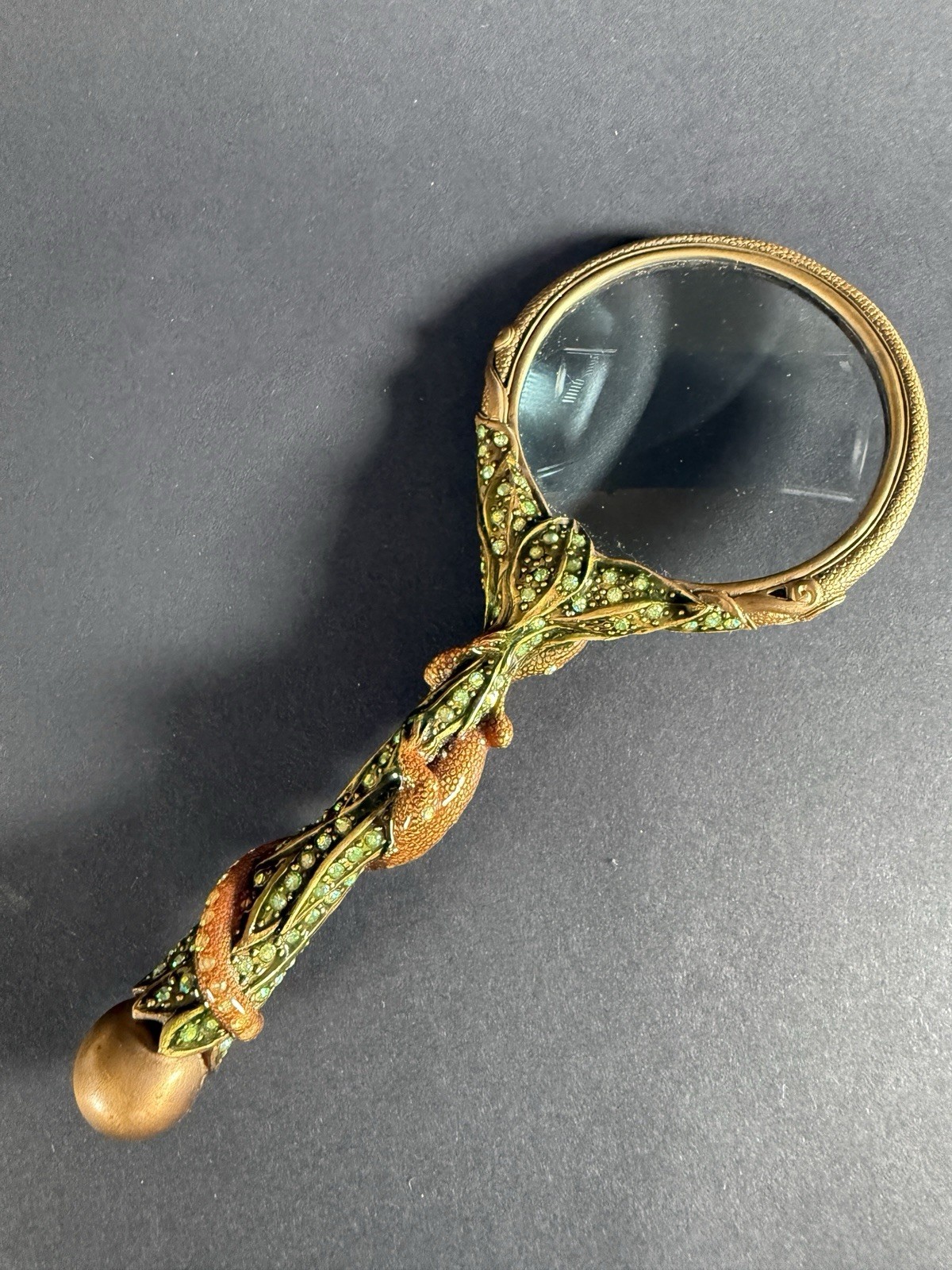 Jay Strongwater Lizard Magnifying Glass