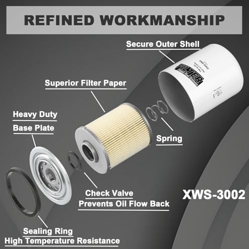 XWS-3002 PF-3001 Water Separator Fuel Filter kit for FASS Titanium Series FASS