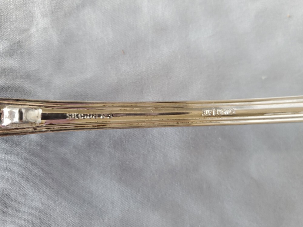 King's Ladle (Silverplate) by F B Rogers/Towle