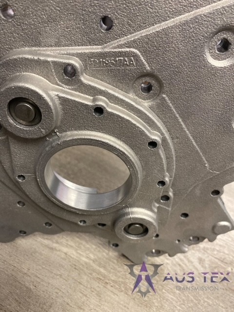 68RFE Pump body half with separator plate and NEW SONNAX pump gear kit