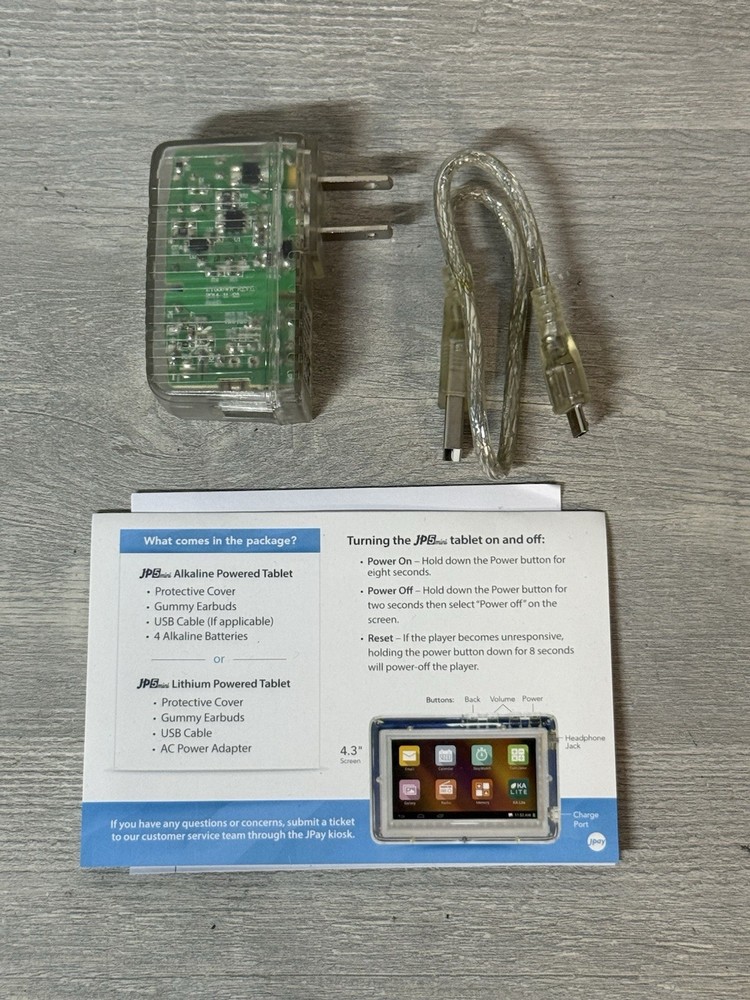 JPay JP5 Mini See Through Jail Prison Tablet