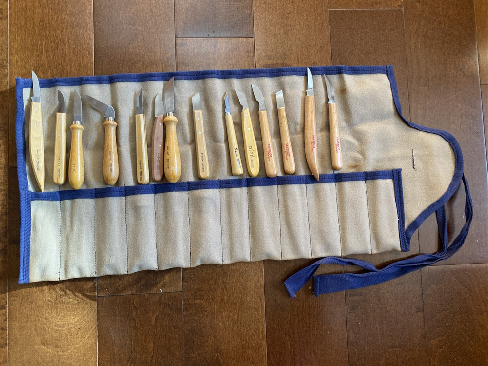 14-pc Swiss & Germany Made Carving Tools Set