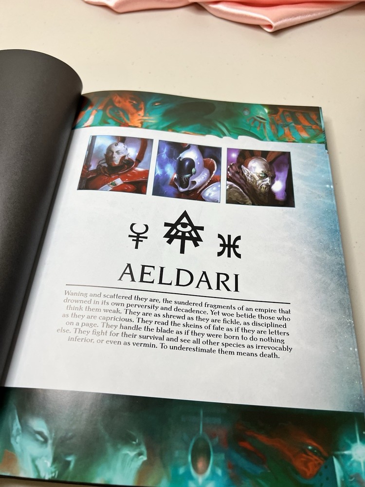 Games Workshop Warhammer 40K Codex: Aeldari Core Rules 2022 Edition