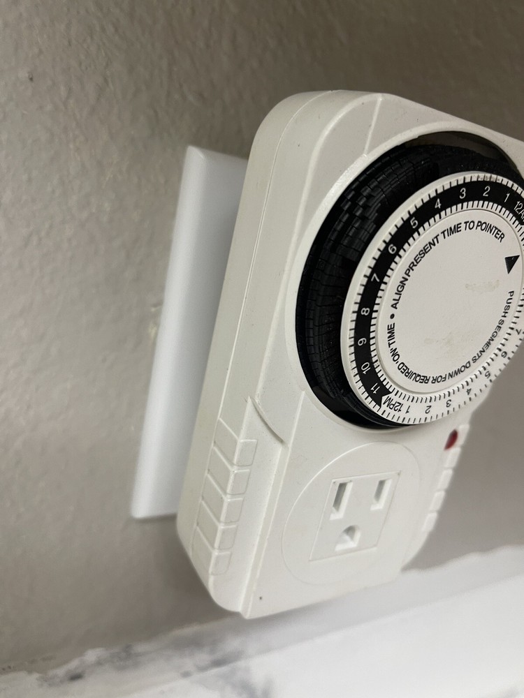 Timer Plug Programmable Stopwatch Adaptor Programmer Power 24H Indoor