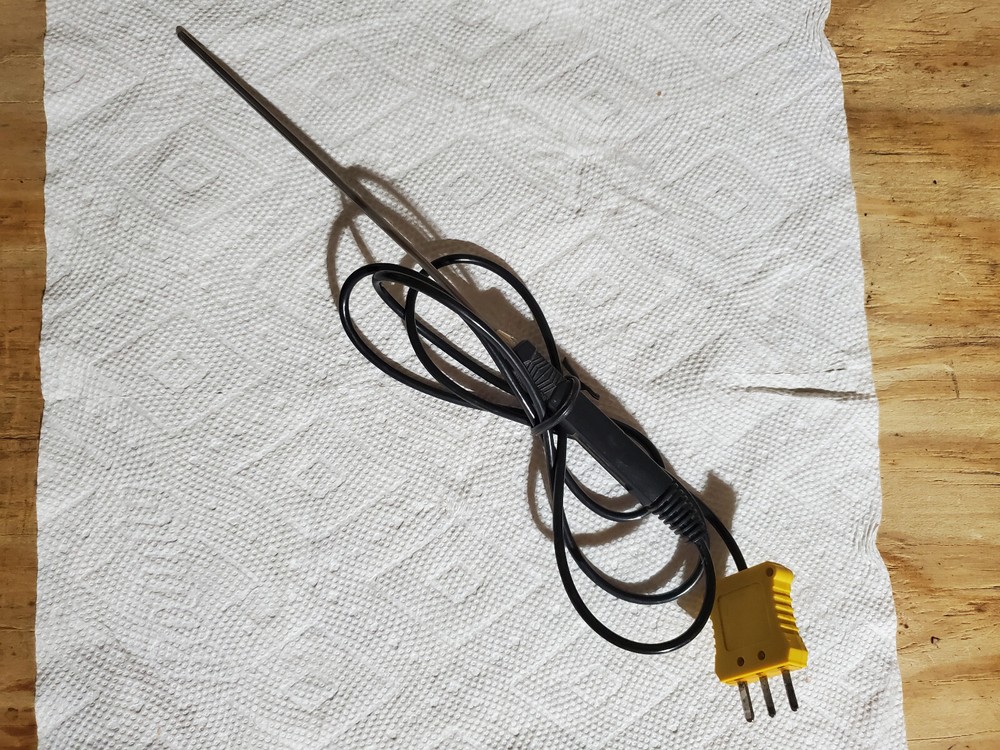 Extech 421504 Dual Input Thermometer with Probe