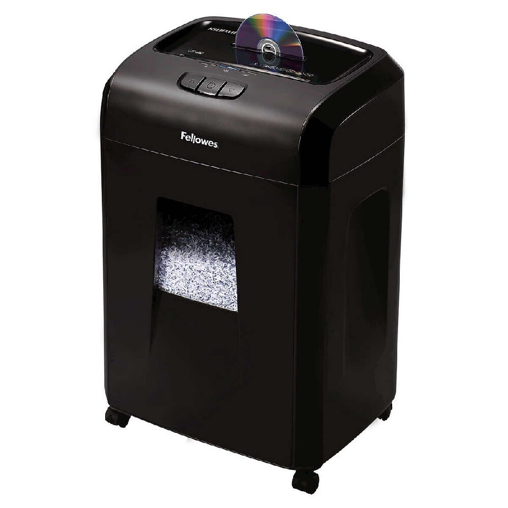 Shedder 18-Sheet Fellowes Microshred Microcut Pull Out Bin