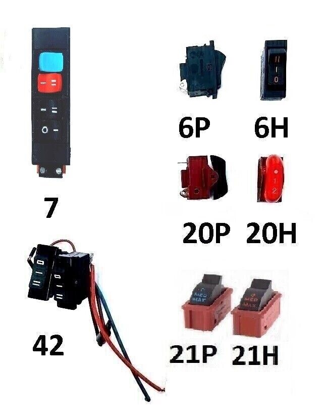 Parts for Hair Dryer TwinTurbo 1500, 2200, 2500, 3200, 3500, 3800,3900