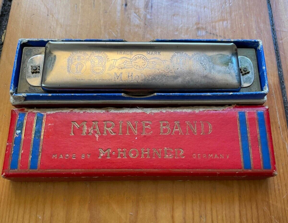 3 Vintage M. Hohner Harmonicas
