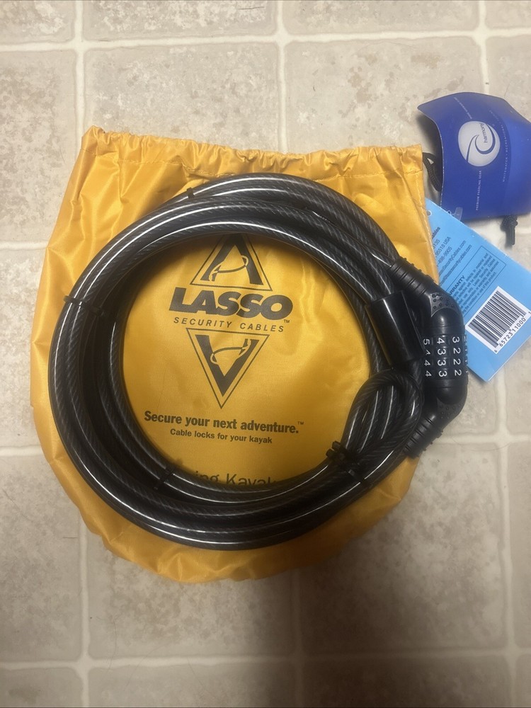 Lasso Security Cable Black Onesize