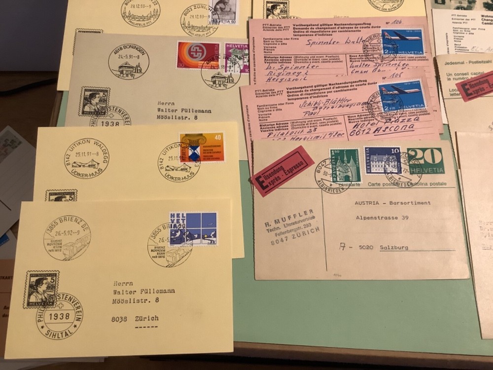 Switzerland postal postcards 28 items Ref A2218