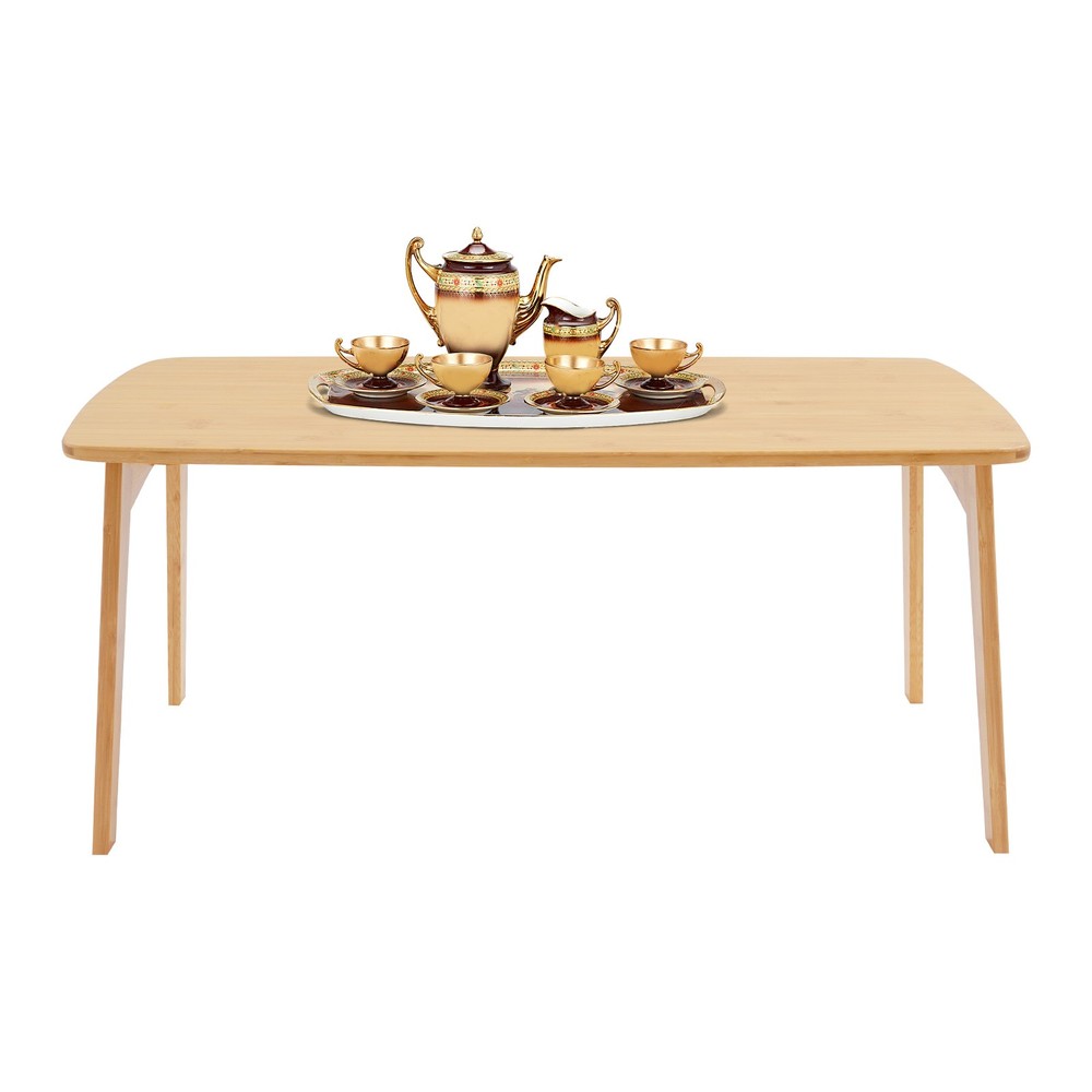 80*40*35cm Floor Table Foldable Bamboo Table Small Coffee Tea Meditation Table