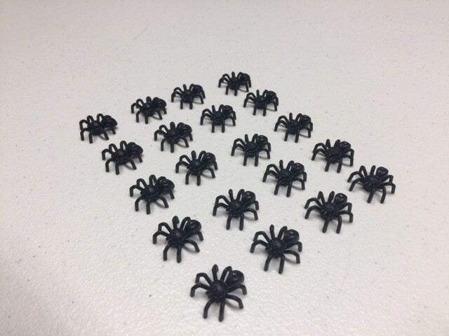 LEGO - BLACK SPIDERS - (20 pcs) - BRAND NEW!