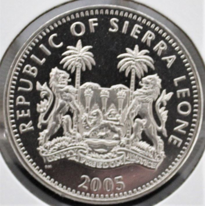 2005 SIERRA LEONE $1 "GORILLA"