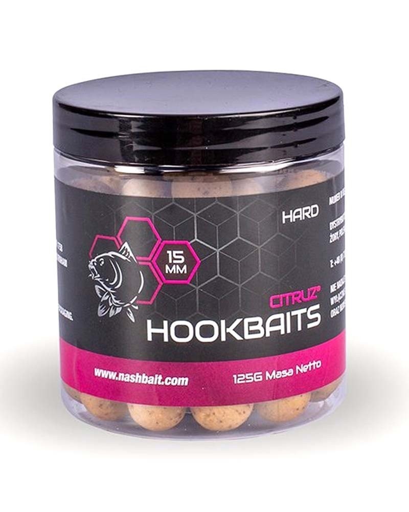 Boilies Citruz Hard Hookbaits 20 mm Nash