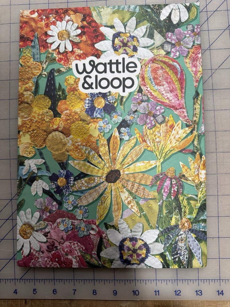 WATTLE AND LOOP  "TREE PEONY"  SLOW STITCH KIT