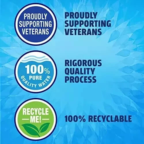 Pure Life Purified, Water 8 Fl Oz Plastic, Bottled Water - 24 Pack