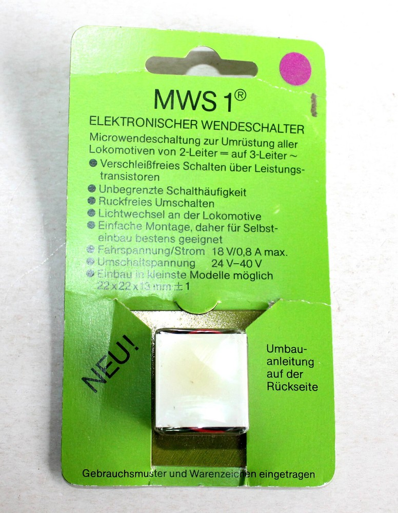 MWS, MICRO ELECTRONIC REVERSE SWITCH FOR MICROWENDESCHALTUNG LOCOMOTIVE