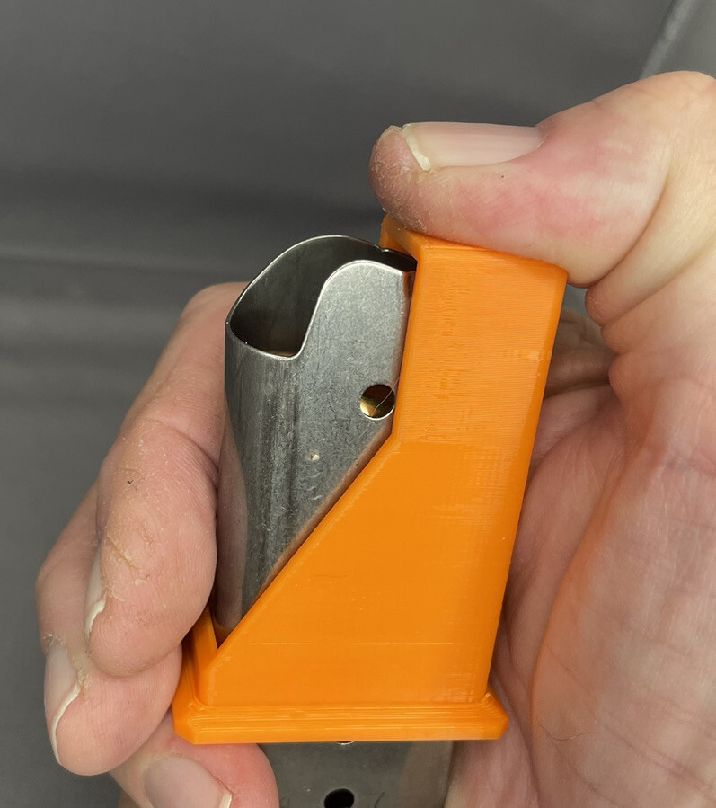 1911 Single Stack .45acp Magazine Speed Loader - ORANGE, Made in USA!