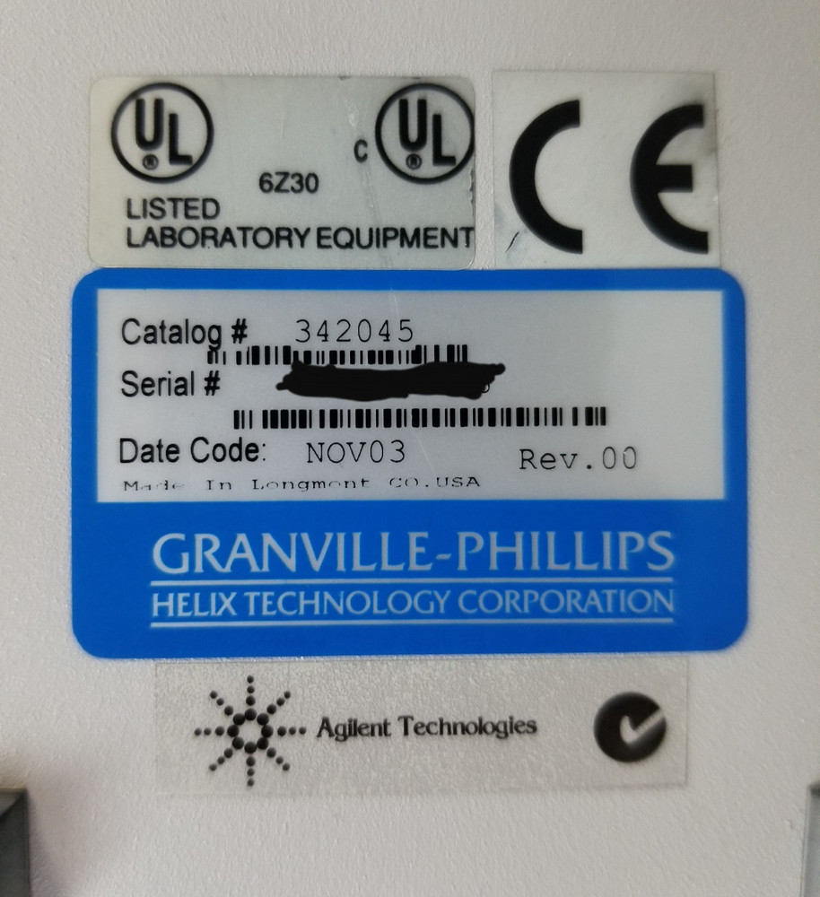 Agilent 59864B Ionization Gauge Controller for 5973N Mass Selective Detector