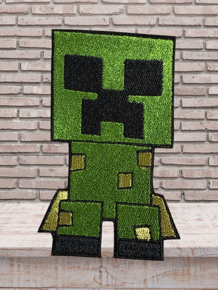Minecraft Embroidery Patch 7" & 10"