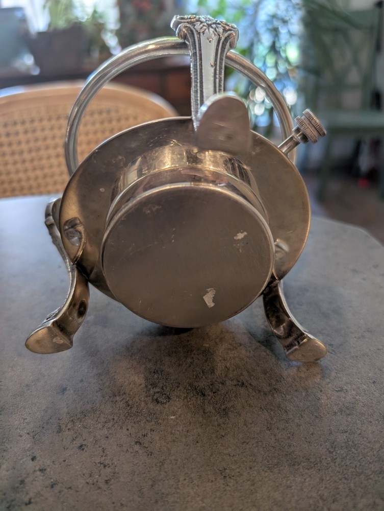 Vintage Silverplate Chafing Dish Stand