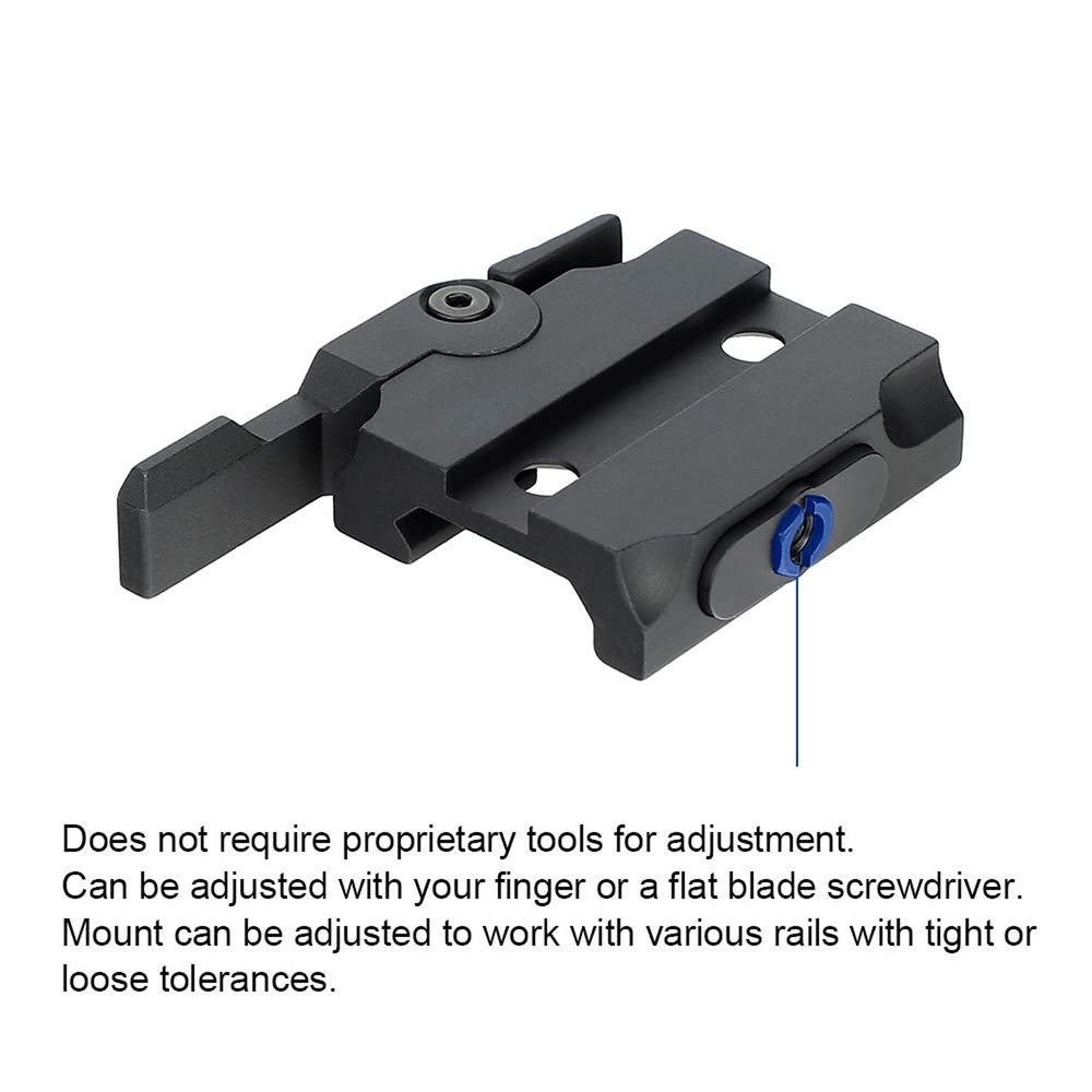 ohhunt Release Quick QD System Rail Mount Base Bipod Quick Detach Mount Adapt...