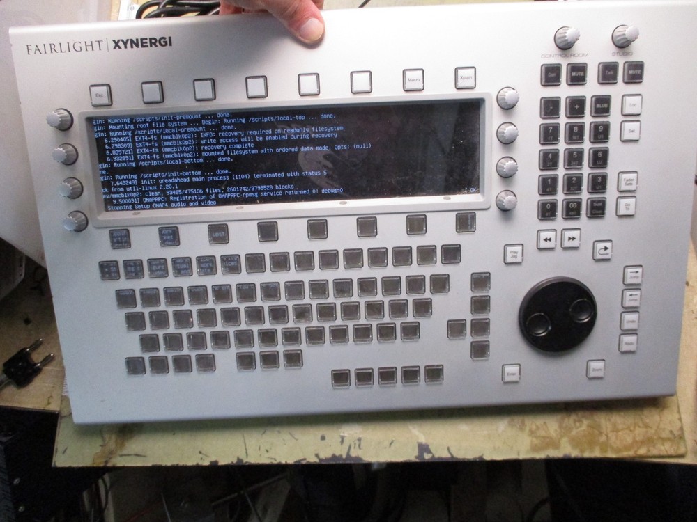 fairlight xynergi video/audio editing controller surface keyboard [5*N-12]