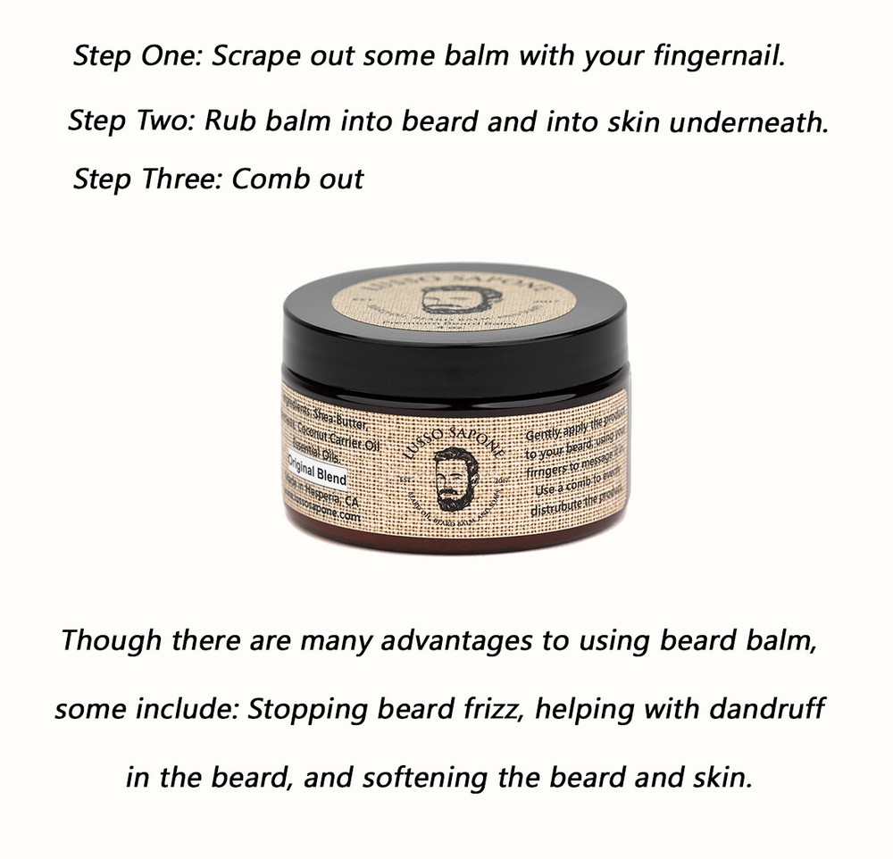 Beard Balm 4 oz - 8 scent options