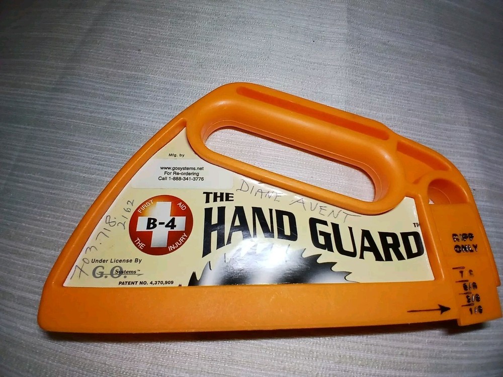 Woodworking Hand Safety Tool Wood Work bench Table Saw Accessory Go System EUC
