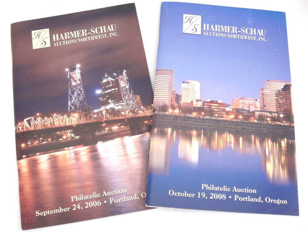 Harmer-Schau Stamp Auctions Northwest Catalogs 2006 2008 Lot of 2