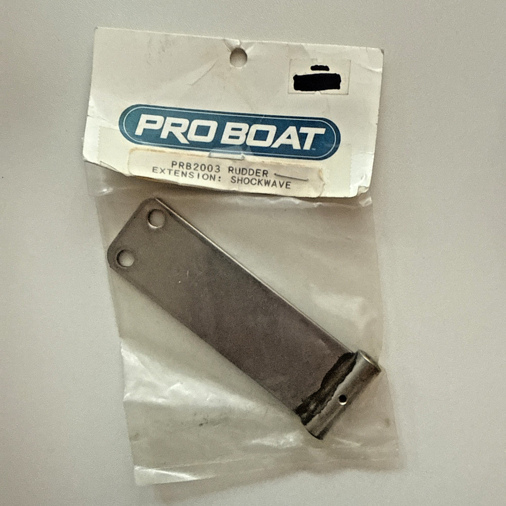 PROBOAT RUDDER EXTENSION  FOR SHOCKWAVE  NEW OLD INVENTORY