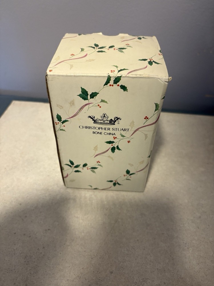 Christopher Stuart Holiday Splendor Bone China Vase