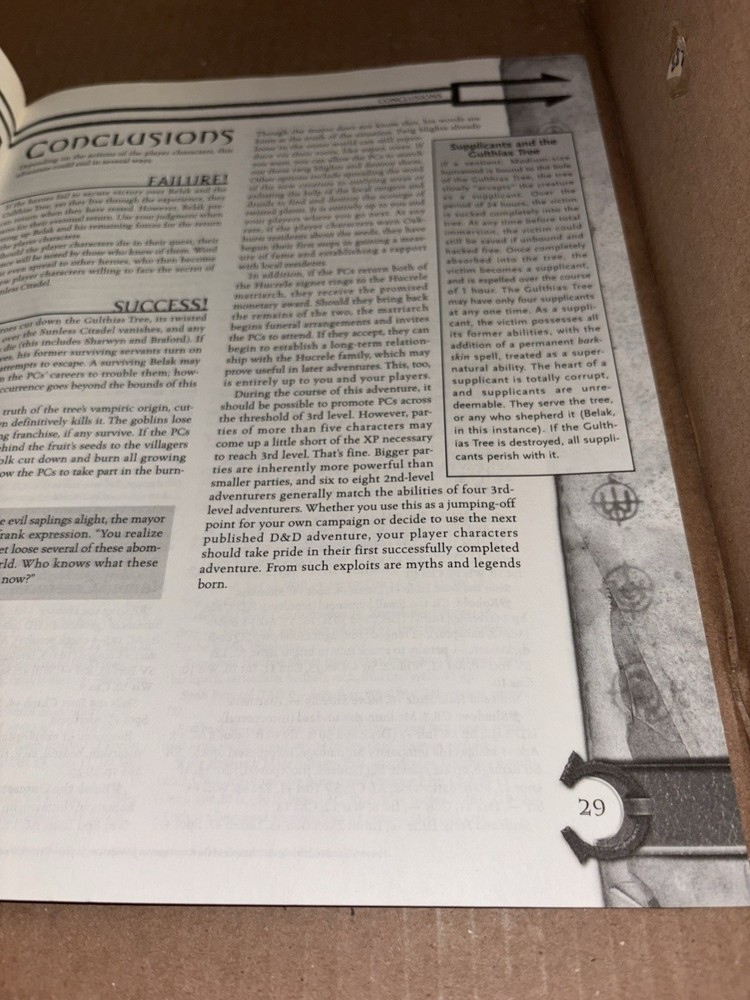 The Sunless Citadel Dungeons & Dragons: Adventure Module - 3rd Edition D&D 2000