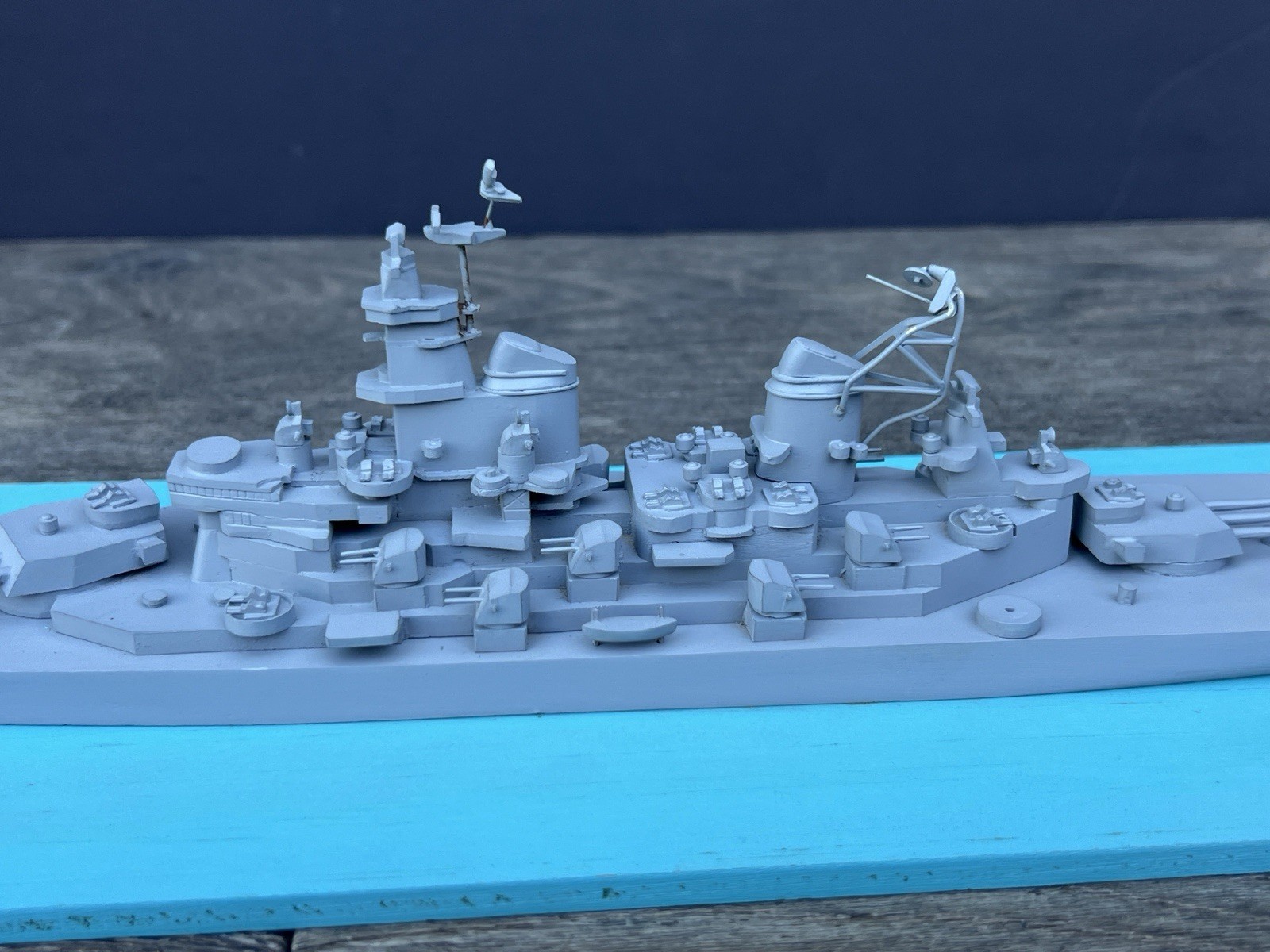 Vintage Comet Metal Prod. WW2 Recognition Model 5AA Series USS Missouri 1:500