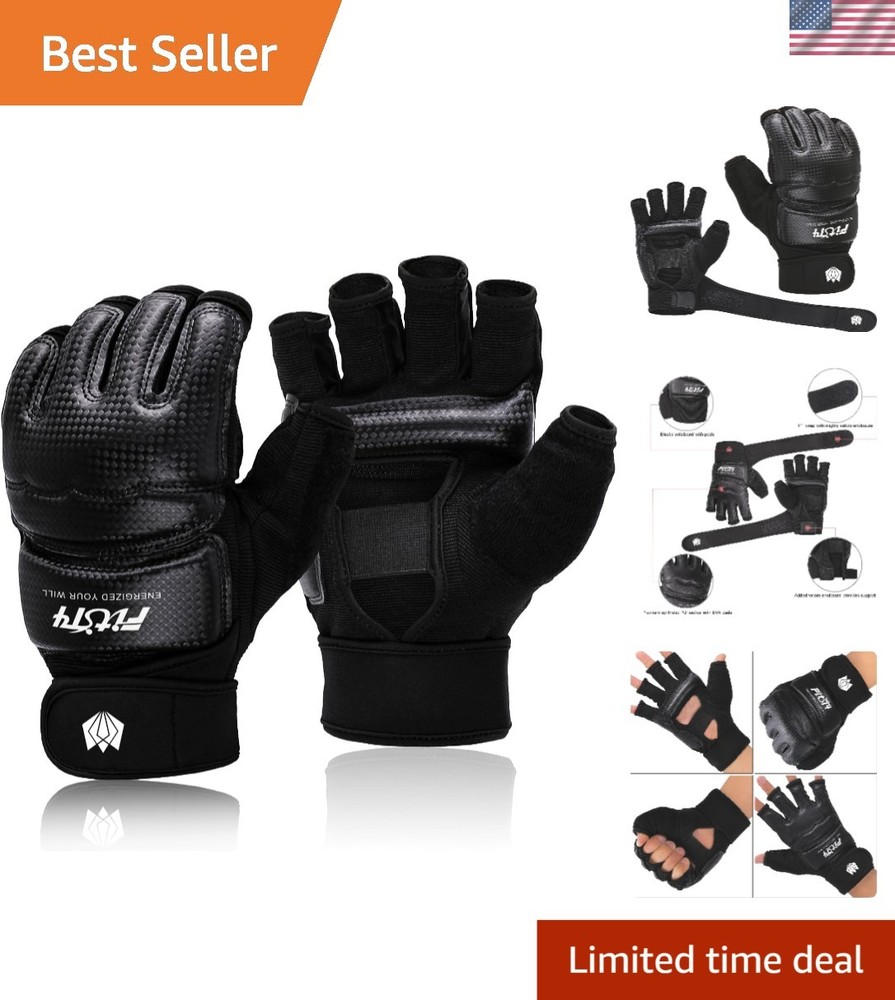 Multi-Purpose Training Gloves - Comfortable Boxing Half Mitts for Optimal Grip