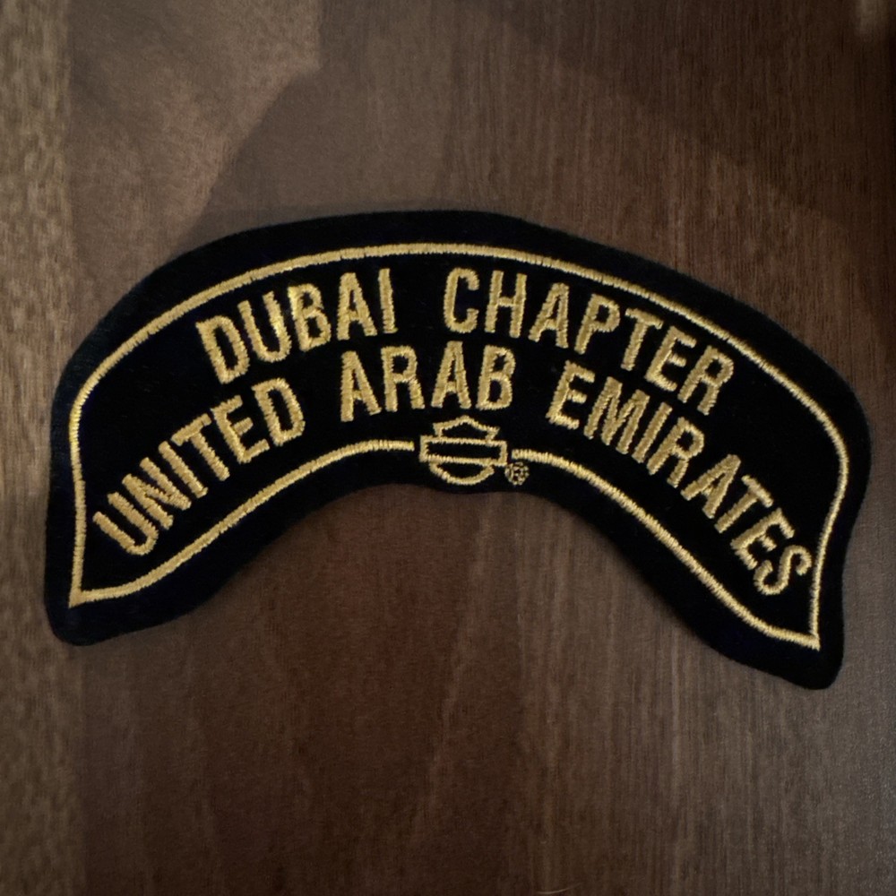 Harley Davidson Patch United Arab Emirates Dubai Chapter