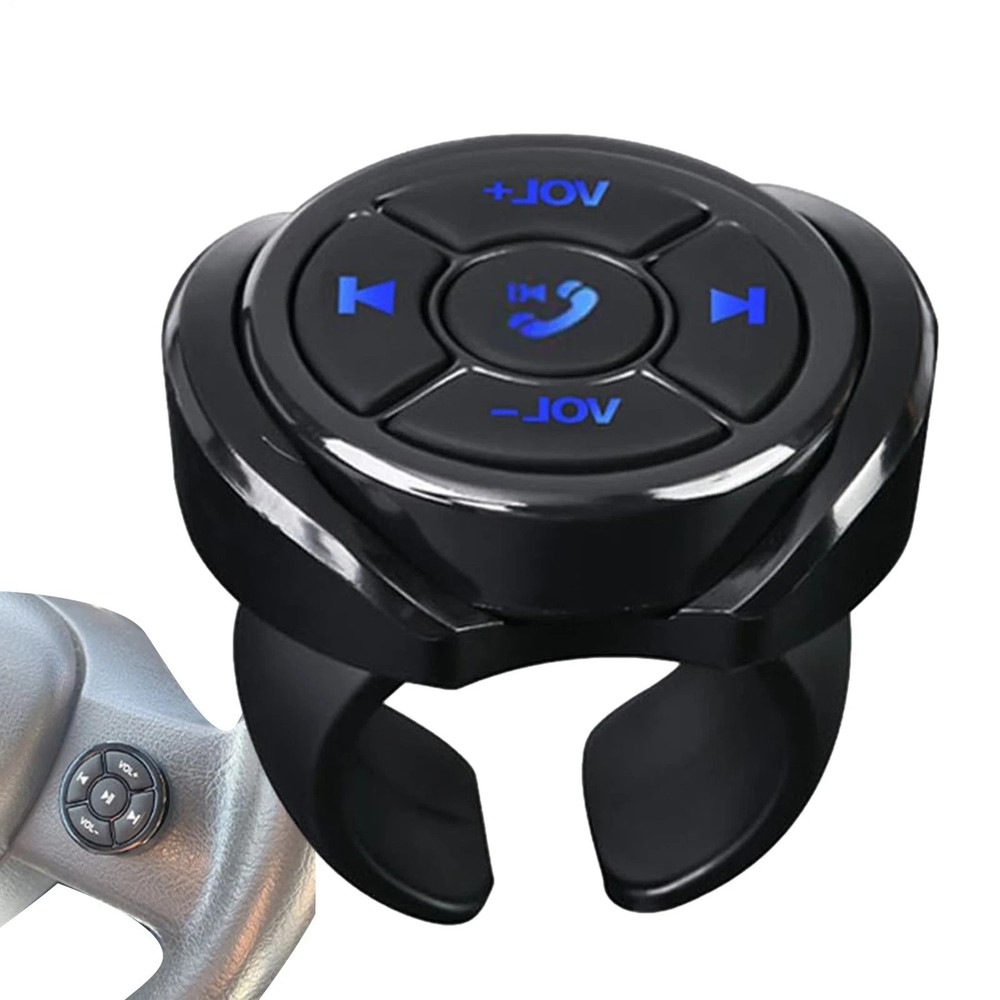 Bluetooth Wireless Media Button Car Steering Wheel Remote Control for Motorcycle