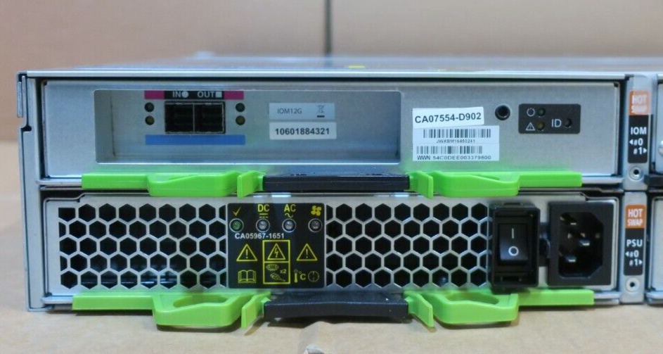 Fujitsu Eternus JX40 S2 Rack Storage Subsystem Array 120TB 12x 10TB 7.2K HDD