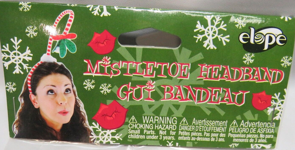 Christmas Mistletoe Headband elope new