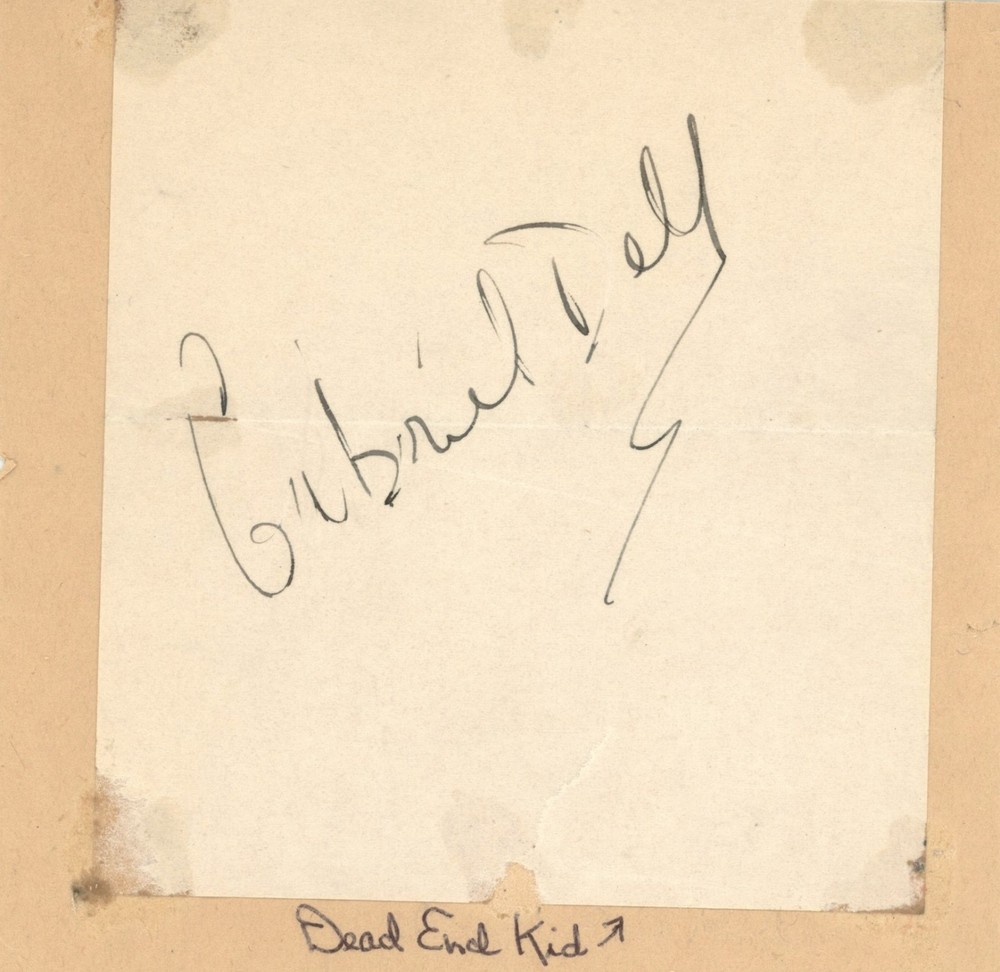 Vintage Gabriel Dell Autograph