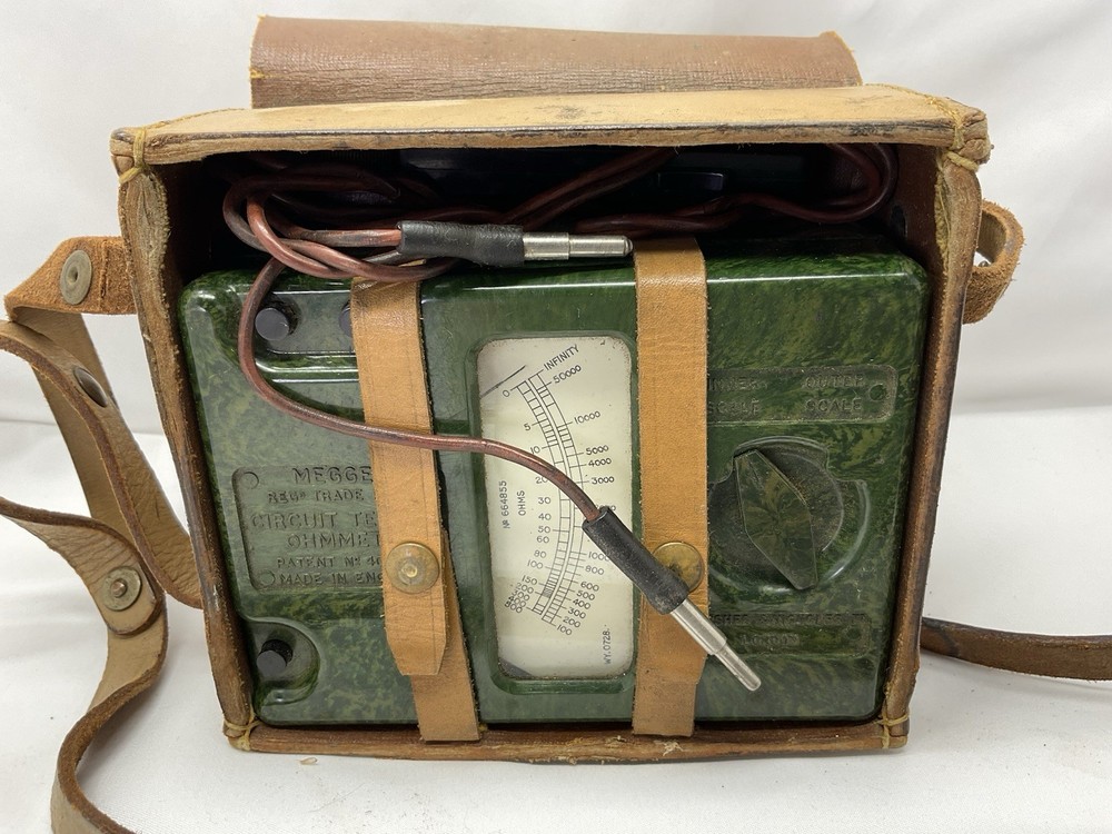Vintage Megger Circuit Testing Ohmeter **untested**