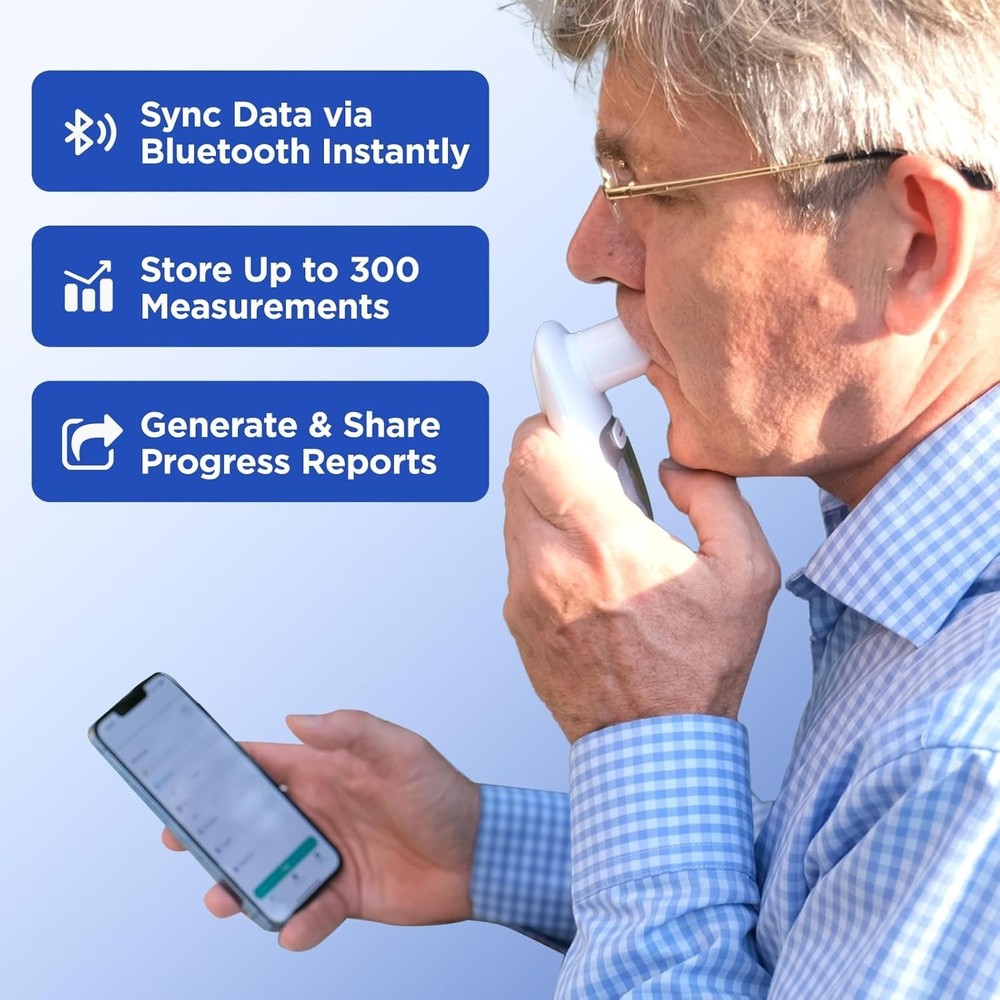 Bluetooth Peak Flow Meter for Asthma Management