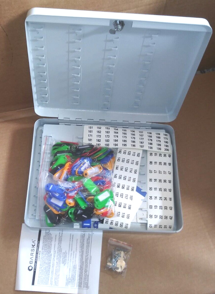 Barska 160 Key Safe Cabinet Lock Box Security Storage (CB12488)